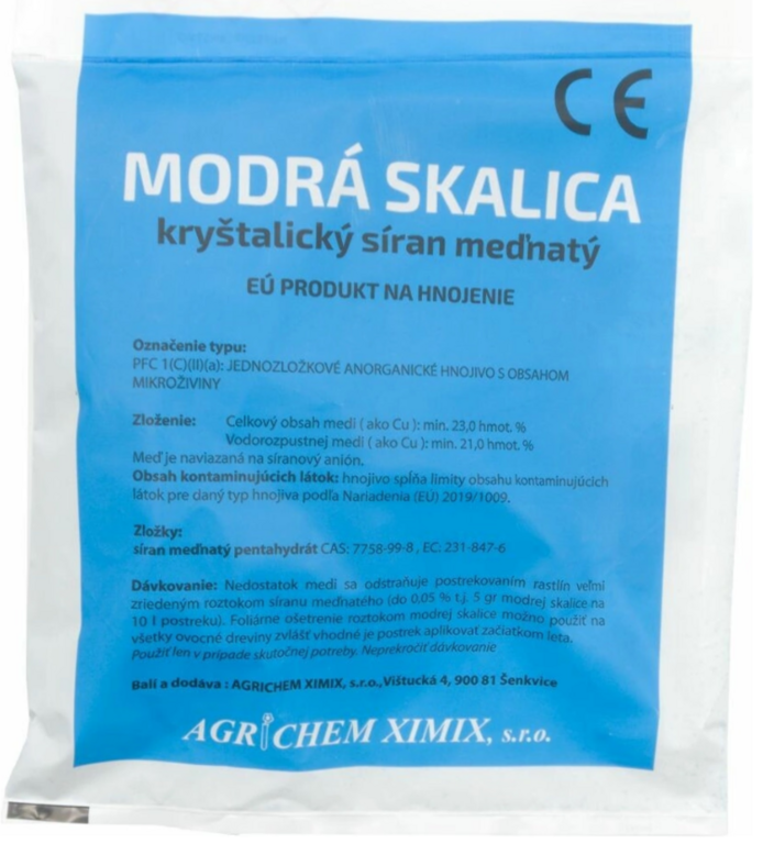 MODRÁ SKALICA/ SÍRAN MEĎNATÝ 500 G