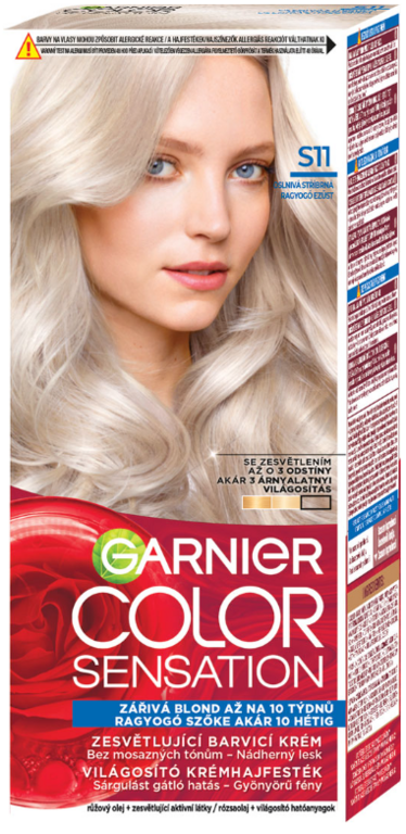 GARNIER COLOR SENSATION S11 OSLNIVO STRIEBORNÁ