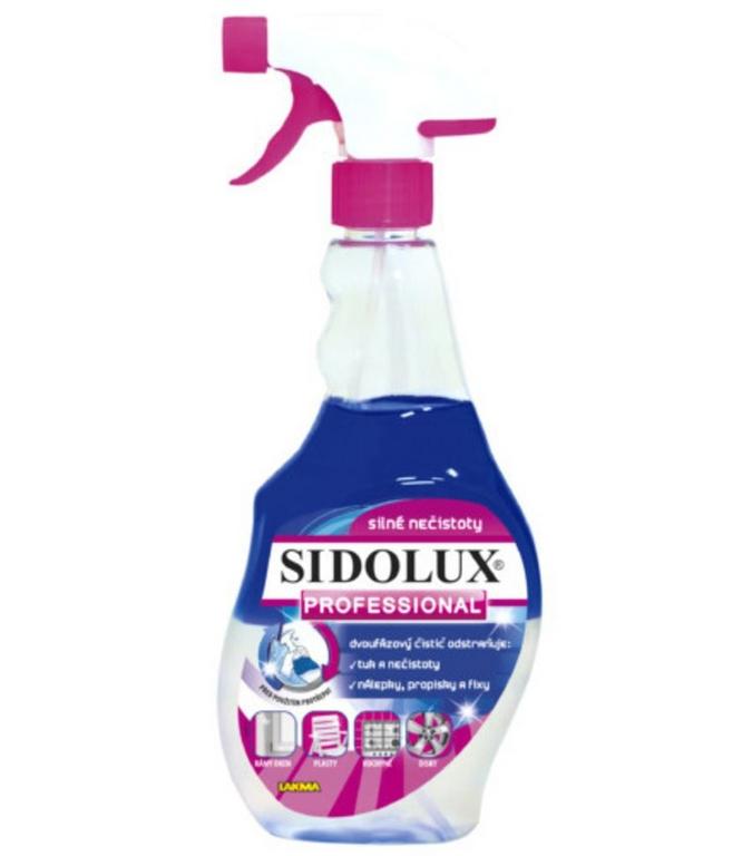 Sidolux Professional dvojfázový univerzálny čistič, sprej 500 ml
