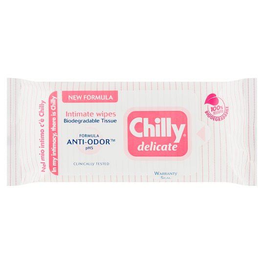 CHILLY UTIERKY NA INTÍMNU HYGIENU DELICATE 12 KS