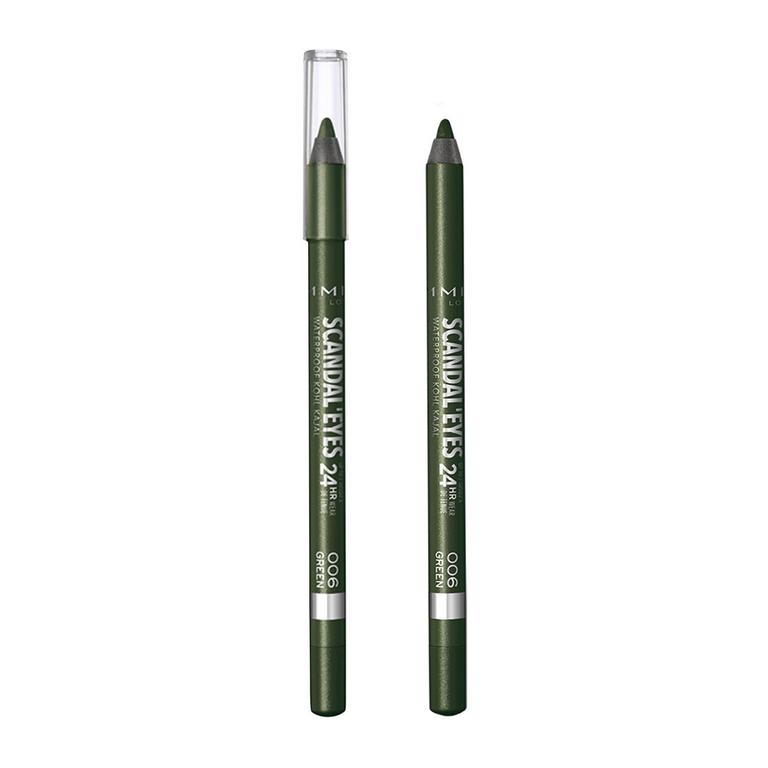 Rimmel Scandaleyes Kohl Kajal Waterproof ceruzka na oči 006 Green