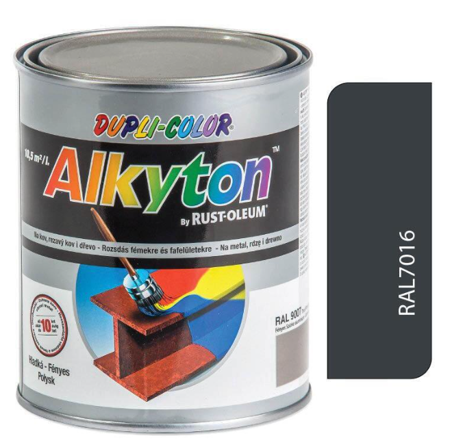 ALKYTON RAL7016 ANTRACIT ŠEDÁ 750ML