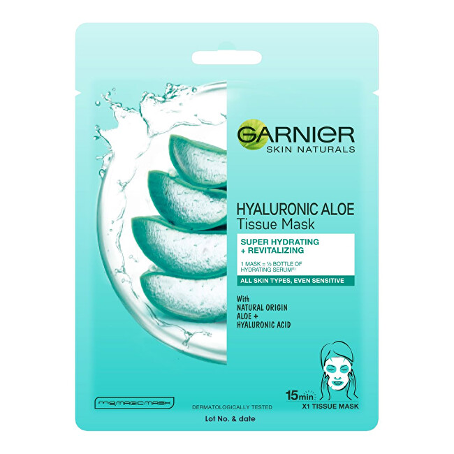 GARNIER TISSUE MASKA HYALURONIC ALOE 32 G 1 KS