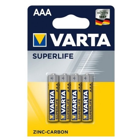 VARTA AAA SUPERLIFE R03 1,5V 4 KS