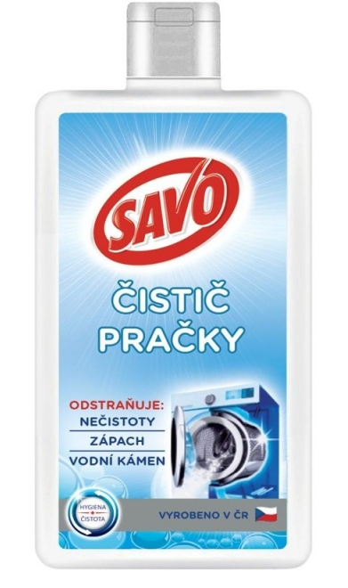 SAVO ČISTIČ PRÁČKY 250ML