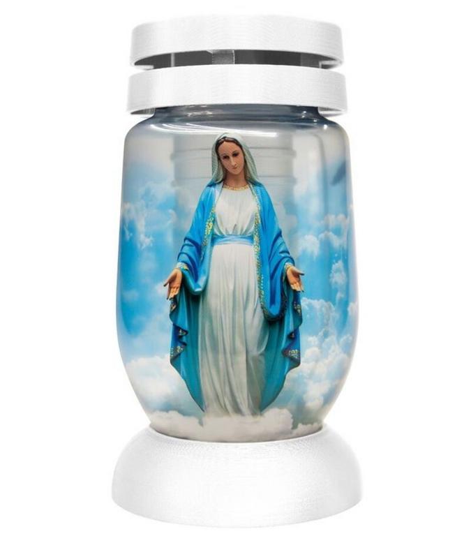 Bolsius Sklenený kahanec S02 3D Madona, 22 cm, 1 ks