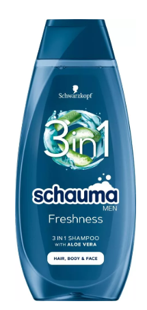 SCHAUMA ŠAMPÓN MEN FRESHNESS 3V1 400ML