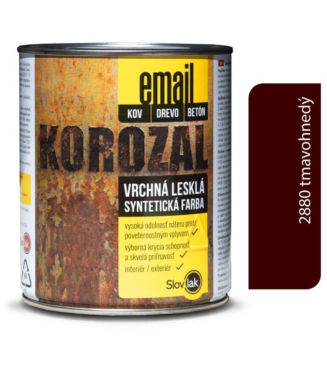 KOROZAL EMAIL 2880 TMAVOHNEDÝ 3 KG