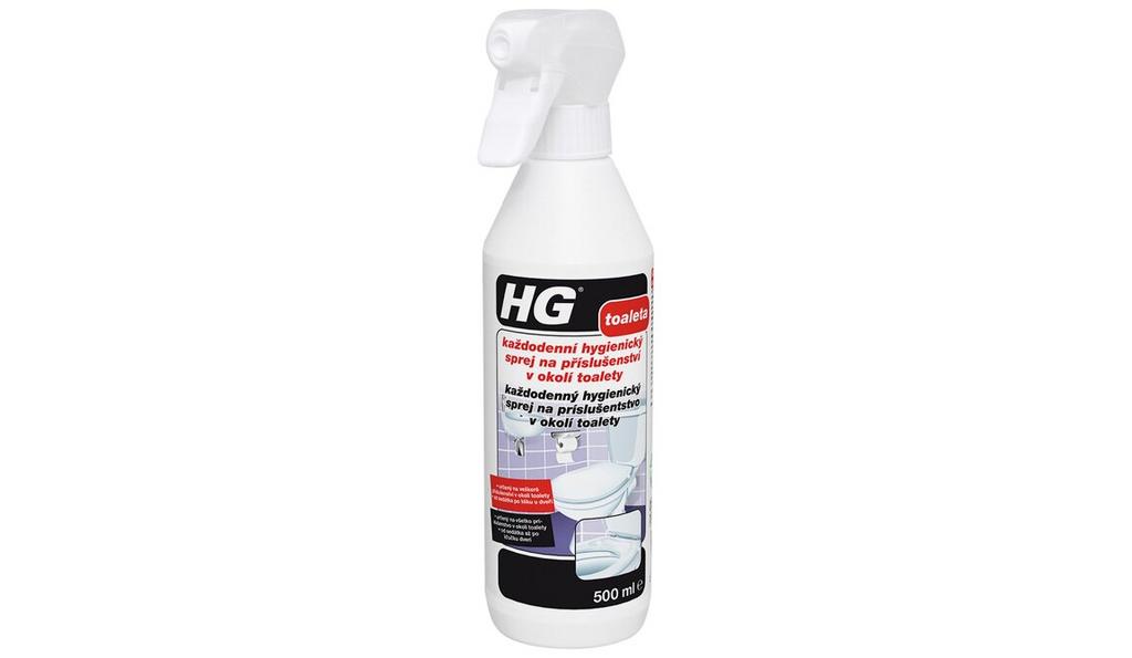 HG ČISTIČ NA WC A PRÍSLUŠENSTVO 500 ML