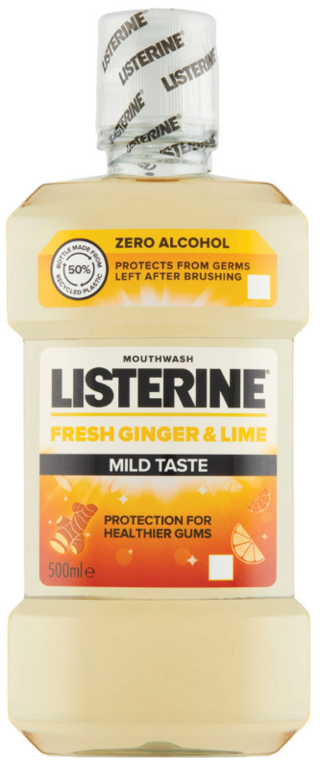 LISTERINE UV GINGER A LIME 500ML