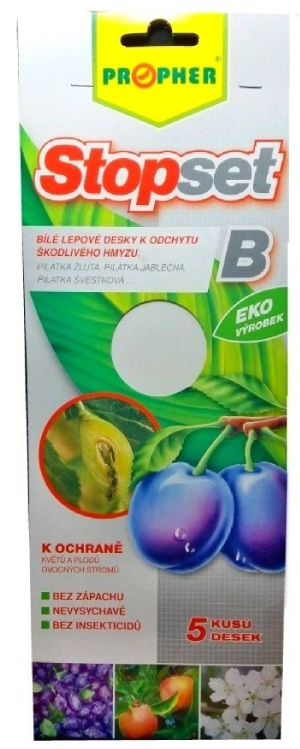 STOPSET B BIELE DOSKY LEPOVÉ - 5KS