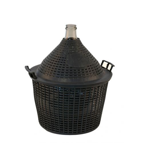 Demižón sklenený v plastovom obale, 25 l