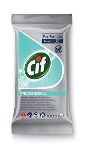 Cif Professional vlhčené utierky na povrchy, 100 ks