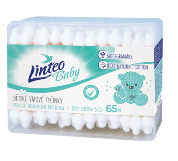LINTEO BABY VATOVÉ TYČINKY 65KS