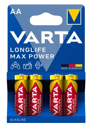VARTA AA LONGLIFE MAX POWER LR6 1,5V 4 KS