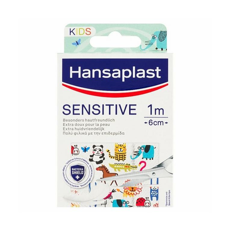 Hansaplast Kids Sensitive náplasť so zvieratkami, 20 ks