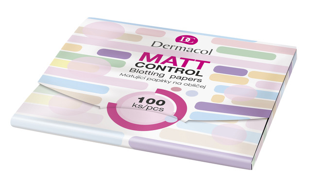 DERMACOL MATT CONTROL ZMATŇUJÚCE PAPIERIKY 100KS/1BAL