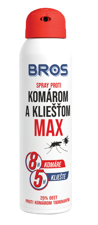 BROS SPRAY PROTI KOMÁROM A KLIEŠŤOM MAX 90ML