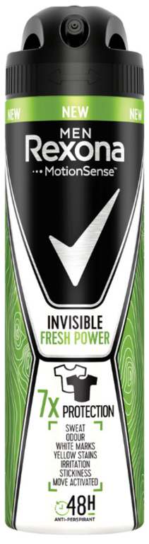 REXONA DEODORANT MEN INVISIBLE FRESH POWER 150ML