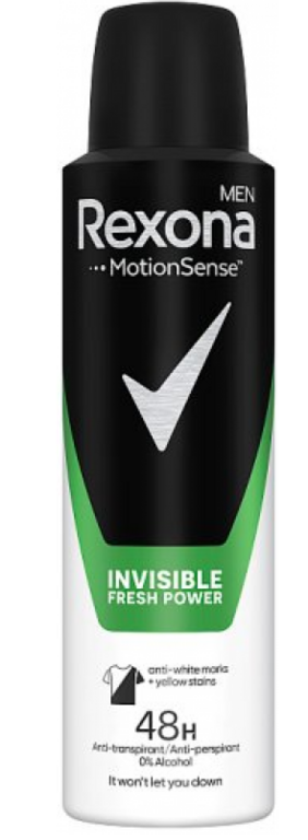 REXONA DEODORANT MEN INVISIBLE FRESH POWER 150ML