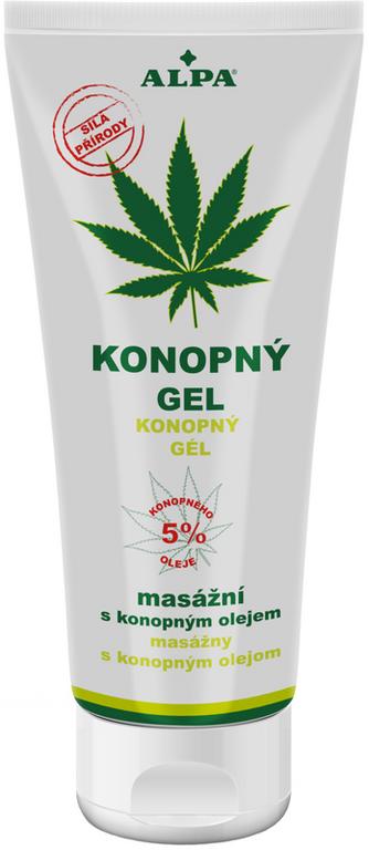 ALPA MASÁŽNY GÉL  KONOPE 100 ML