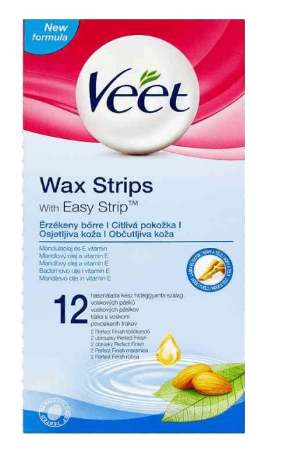 VEET VOSKOVÉ PRÚŽKY NA CITLIVÚ POKOŽKU 12 KS