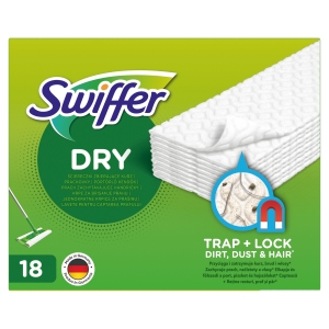 SWIFFER DRY PRACHOVKY NA PODLAHU NÁHRADY 18KS