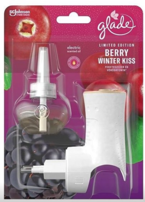 GLADE ELEKTRICKÝ OSVIEŽOVAČ KOMPLET 1+20ML BERRY WINTER KISS