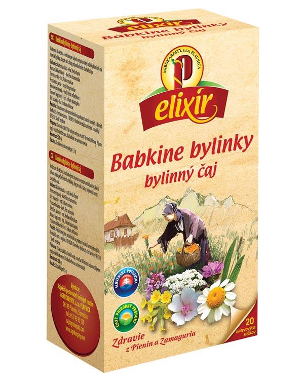 AGROKARPATY ELIXÍR ČAJ BABKINE BYLINKY 20X1,5G