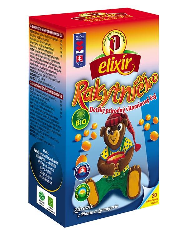 AGROKARPATY ELIXÍR ČAJ BIO DETSKÝ RAKYTNÍČKO 20X1,5G