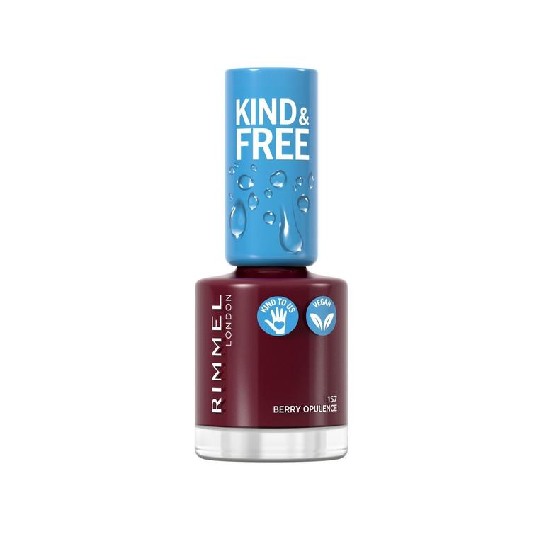 Rimmel Kind & Free lak na nechty 157 Berry Opulence, 8 ml