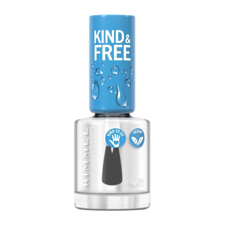 Rimmel Kind & Free Top Coat 150 vrchný lak na nechty, 8 ml