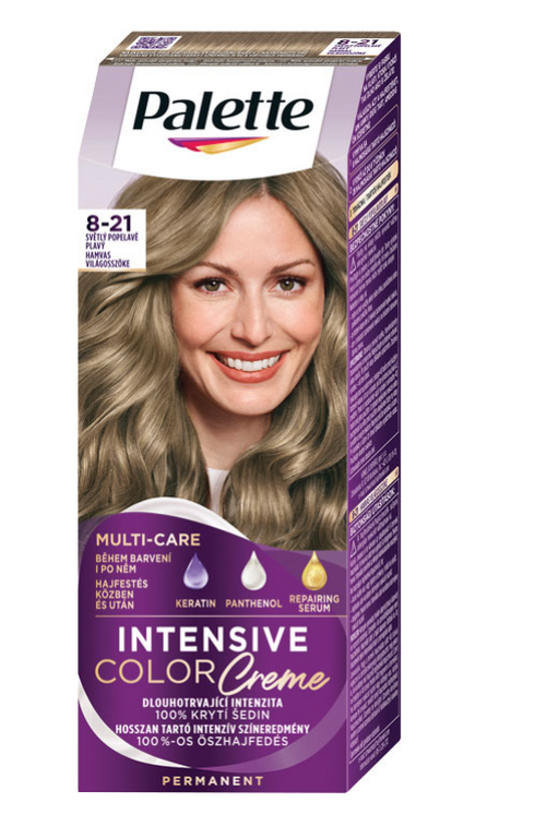 PALETTE COLOR CREME  8-21 SVETLO POPOLAVO PLAVÝ