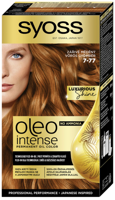 SYOSS OLEO INTENSE  7-77 ŽIARIVO MEDENÝ