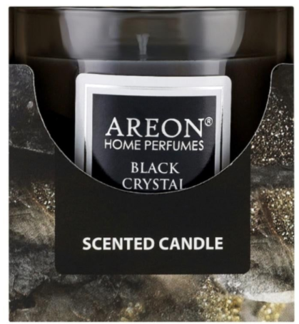 AREON SVIEČKA V SKLE BLACK CRYSTAL 120G