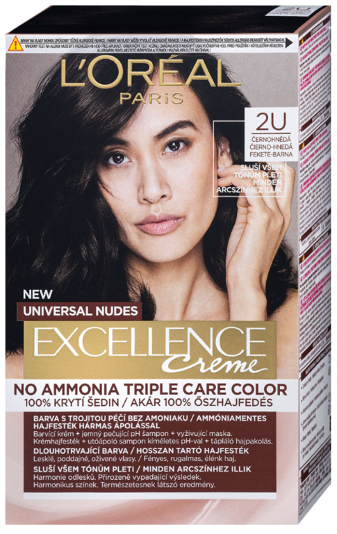 LOREAL EXCELLENCE 2U ČIERNO - HNEDÁ