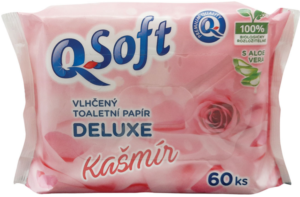 Q SOFT VLHČENÝ TOALETNÝ PAPIER DE LUXE KASMIR 60KS