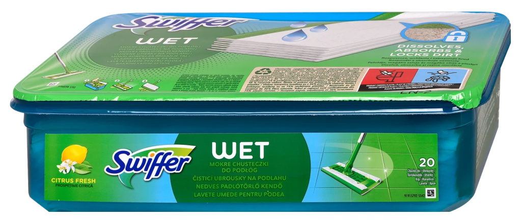 SWIFFER WET PRACHOVKY NA PODLAHU NÁHRADY 20KS