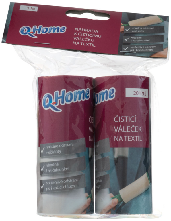 Q HOME VALČEK NA NEČISTOTY NÁHRADA 2X