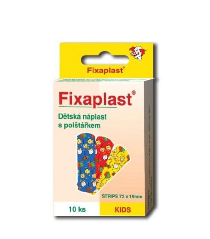 Fixaplast Kids detská náplasť s vankúšikom, 72 x 19 mm, 10 ks