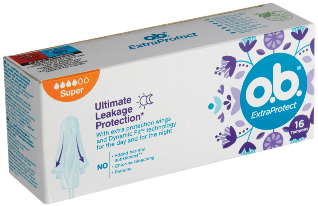 O.B.TAMPÓNY EXTRAPROTECT SUPER 16KS