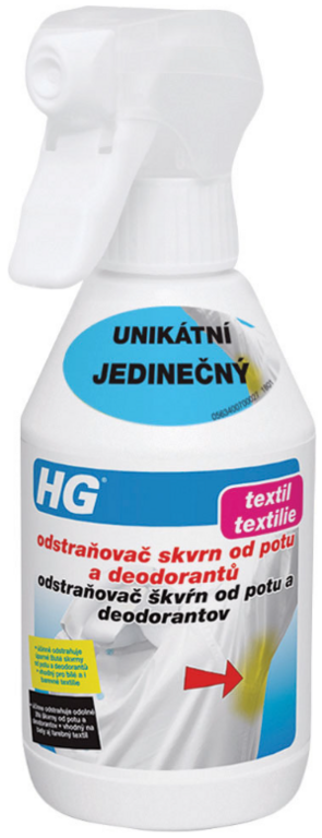 HG ODSTRAŇOVAČ ŠKVŔN OD POTU A DEO 250ML