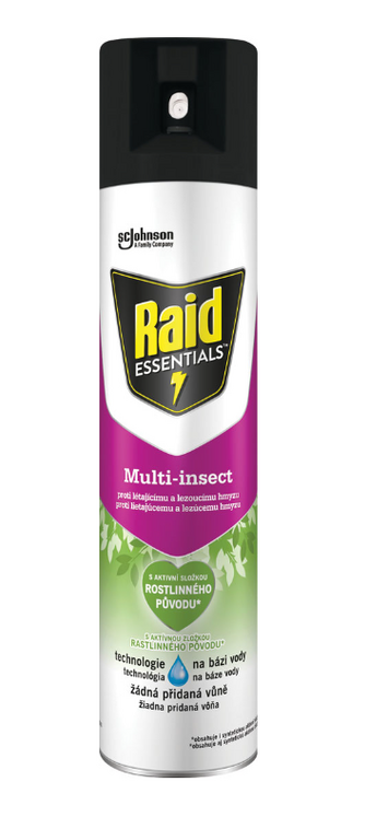 RAID MULTI-INSECT PROTI LIETAJÚCEMU A LEZÚCEMU HMYZU 400ML