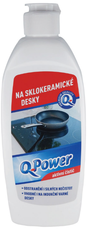 Q-POWER ČISTIČ NA SKLOKERAMICKÉ DOSKY 250ML