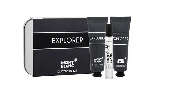 KAZETA MONTBLANC EXPLORER MEN EDT 7,5ML + BALZAM PO HOLENÍ 30ML + SPRCHOVÝ GÉL 30ML