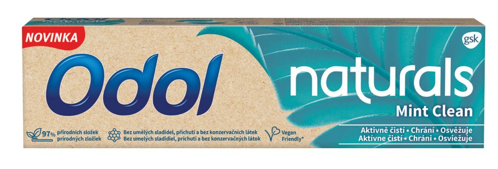 ODOL ZUBNÁ PASTA NATURAL MINT CLEAN 75ML