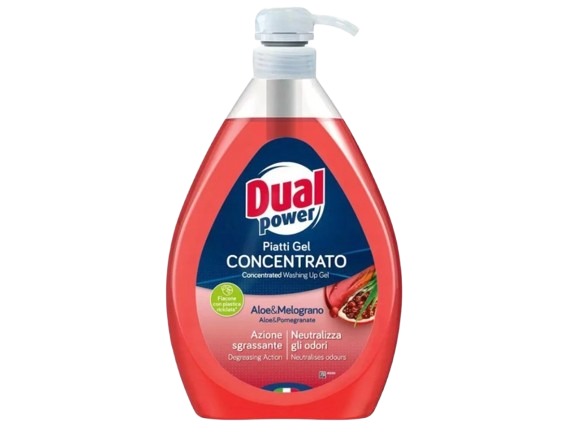 Dual Power Aloe & Melograno Antibacterial čistiaci prostriedok na ručné umývanie riadu, 1 l
