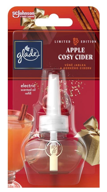 GLADE ELECTRIC NÁHRADNÁ NÁPLŇ   APPLE COSY CIDER 20ML
