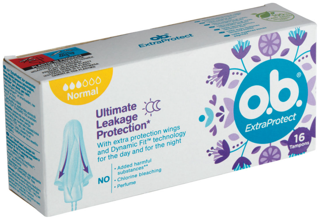 O.B. TAMPÓNY EXTRAPROTECT NORMAL 16KS