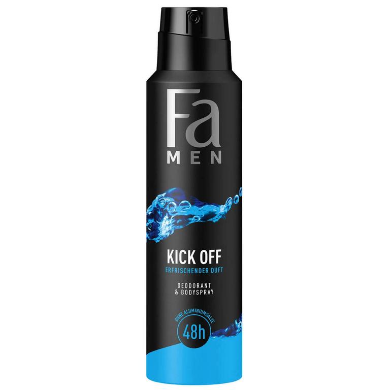 FA DEODORANT FOR MEN KICK OFF 150ML